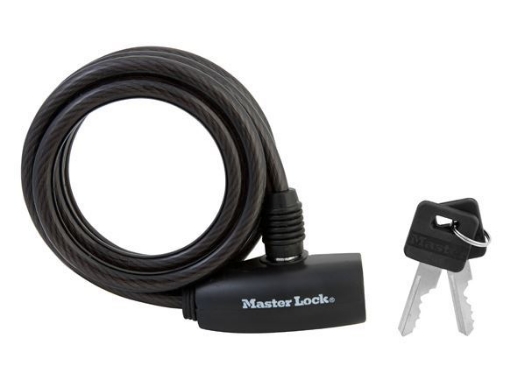 Picture of MASTER LOCK VINYL COATED CABLE LOCK 5/16 x 6 BLACK