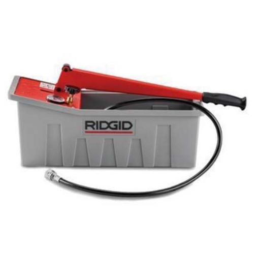 Ridgid Pressure Test Pump 1450 725 PSI 1450 Pressure Test Pump, Hydraulic Pressure Test Kit, gray, Large