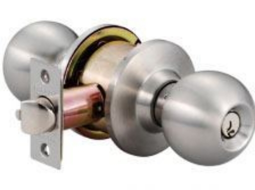 Picture of Ezset Privacy Tubular Knobset Stin Stainless Steel