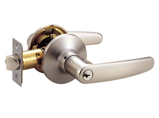 Picture of Ezset Entrance Tubular Leverset Satin Nickel