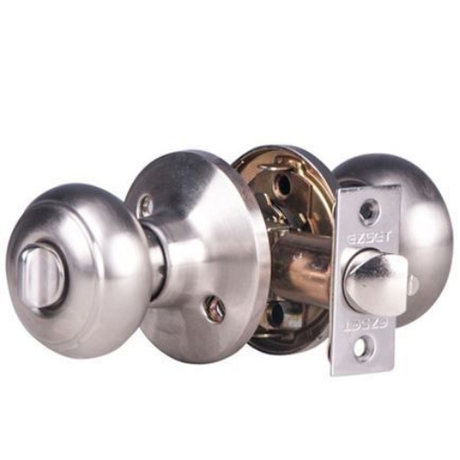 Picture of Ezset Gr.3 Satin Stainless Steel Tubular Entrance Knobset EZ100TPEUS32D