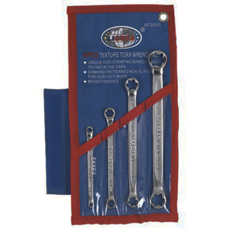 Picture of Licota 4 Pcs. E-Torx Box Wrench Set, AWT-EAFK01