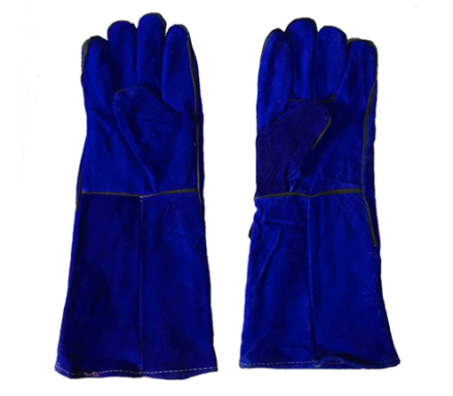 Picture of S-Ks Tools USA 14" Genuine Cowhide Welding Gloves (Blue), WG14