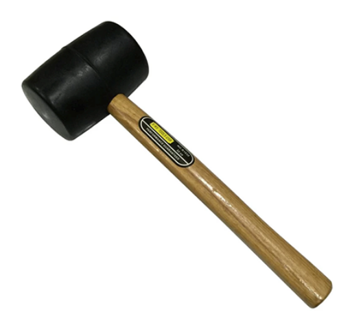 Picture of S-Ks Tools USA 8oz. Rubber Mallet (Black/Brown)