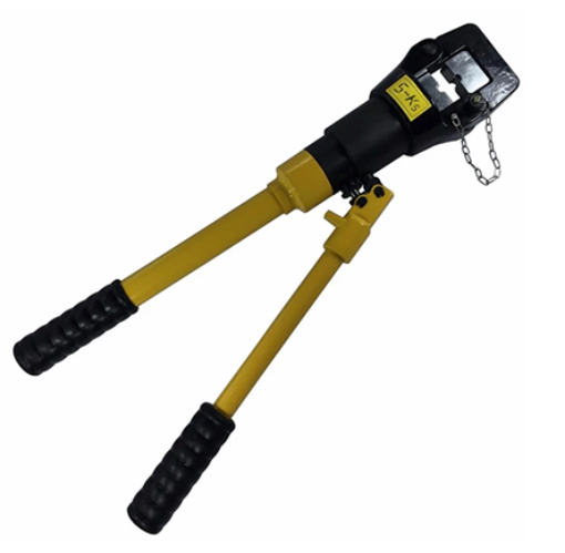 Picture of S-Ks Tools USA 16 Tons Hydraulic Crimping Plier Cable Crimper (Black/Yellow), JMYQK-400A