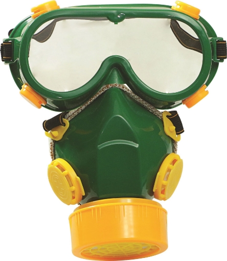 Picture of LOTUS Respirator (SINGLE+GOGGLES) LRMG001