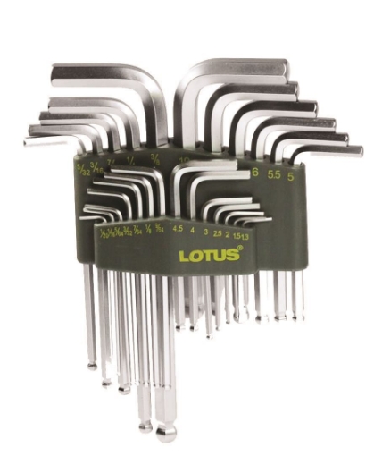 Picture of Lotus LBK2153 Ball Hex key set MET 25PC