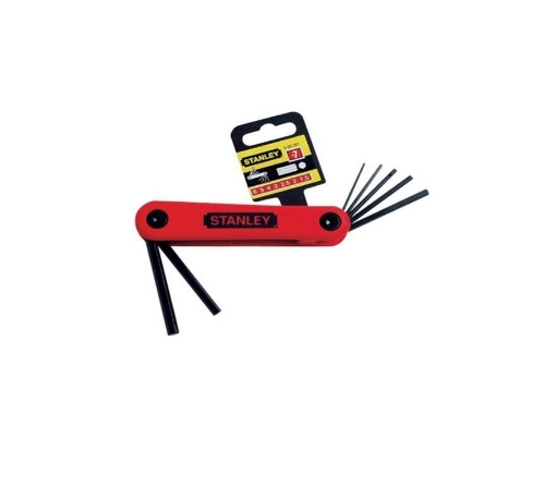 Picture of Stanley Folding Hex Key Set 7PCS. Metric -ST69261