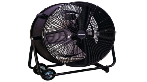 Picture of DETON DRUM FAN  ADJUSTABLE SPEED DNHVF60L24BLK