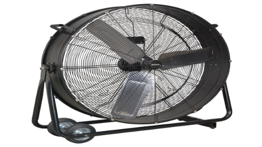 Picture of DETON DRUM FAN  ADJUSTABLE SPEED DNHVF90L36BLK