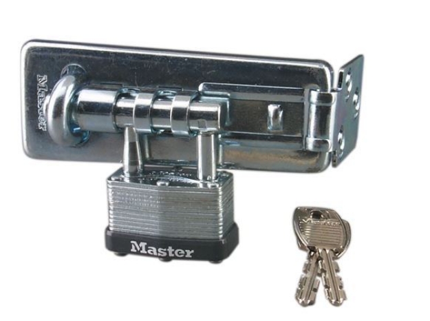 Picture of Master Lock 44MM with 11CM  Laminated Steel Hasp Padlock, -MSP450D