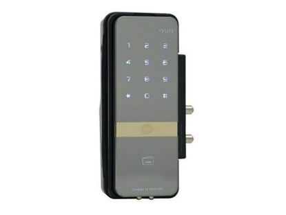 Picture of PIN Code, RF Card Key & Remote Control (Optional) (Rim Lock for Glass Doors) - YDG 313