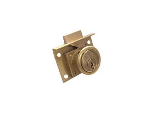 Picture of Yale Drawer Lock Sld Brs Lock Body & Cylinder