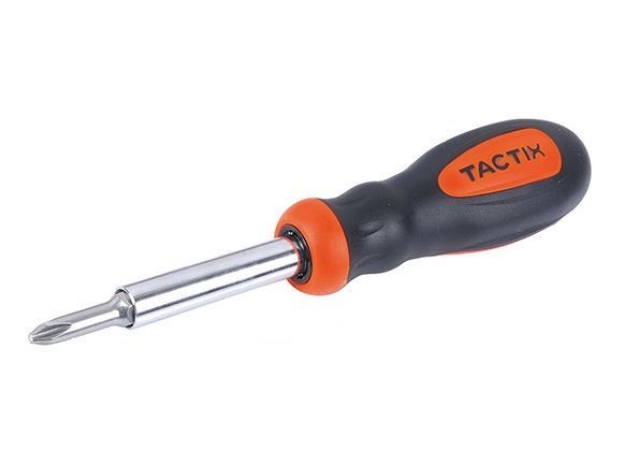 Picture of Tactix Screwdriver with Bits 6-in-1.