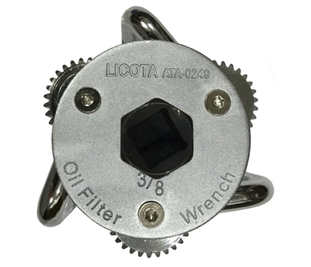 Picture of Licota Three Legged Oil Filter Ratchet Wrench (Black/Silver), ATA-0249