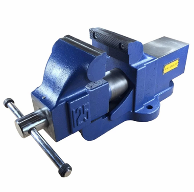 Picture of S-Ks Tools USA CT-601-RV4 Heavy Duty 4" Bench Vise with Anvil (Blue/Silver)