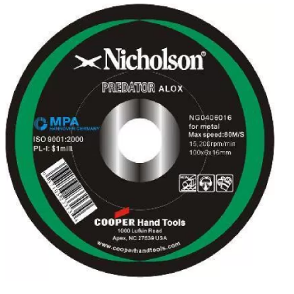 Picture of Nicholson Grinding Disc