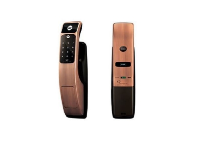 Picture of Yale Door Lock Digital Mortise Pull & Push Proximity Card Red Bronze