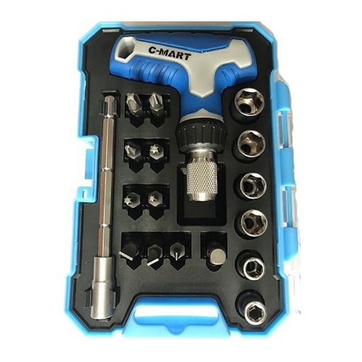 Picture of Socket/bit set---Ratchet Handle K0027