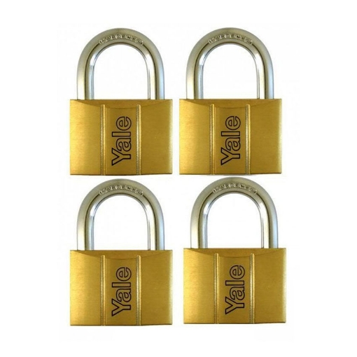 Picture of Brass Padlocks Key Alike 4 Pieces, Multi-Pack V140.50KA4