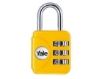 Picture of Yale Colored Luggage 3-digit Combination Lock (Yellow) 28mm - YP1/28/121