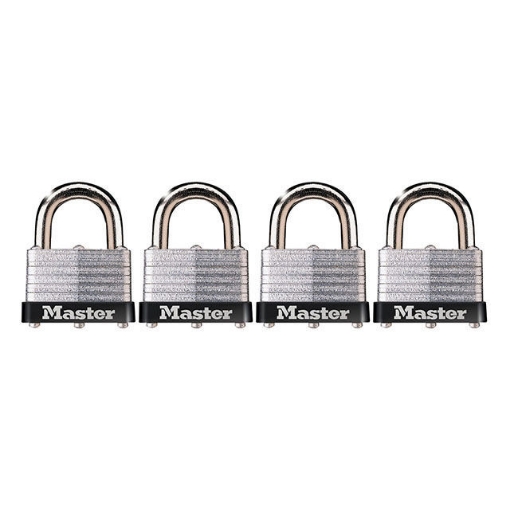 Picture of Master Lock Padlock  Laminated Steel 38mm 16mm Shackle 4KA, -MSP3009D