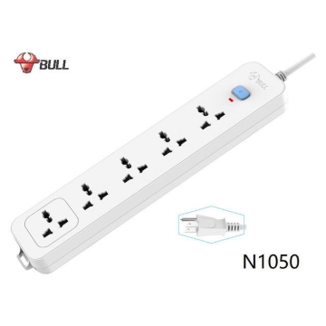 Show details for Bull Extension Board 5 Outlets 1 Switch, N1050 Picture of Bull Extension Board 5 Outlets 1 Switch, N1050