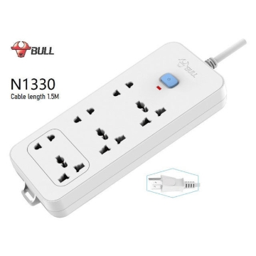 Show details for Bull Extension Board 6 Outlets 1 Switch, N1330 Picture of Bull Extension Board 6 Outlets 1 Switch, N1330
