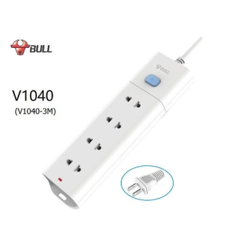 Show details for Bull Extension Board 4 Outlets 1 Switch, V1040 Picture of Bull Extension Board 4 Outlets 1 Switch, V1040