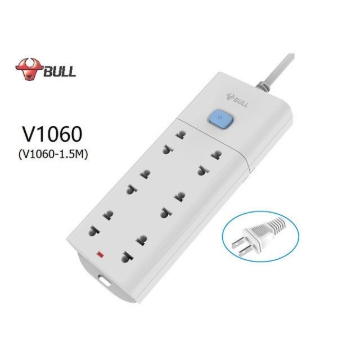 Show details for Bull Extension Board 6 Outlets 1 Switch, V1060 Picture of Bull Extension Board 6 Outlets 1 Switch, V1060