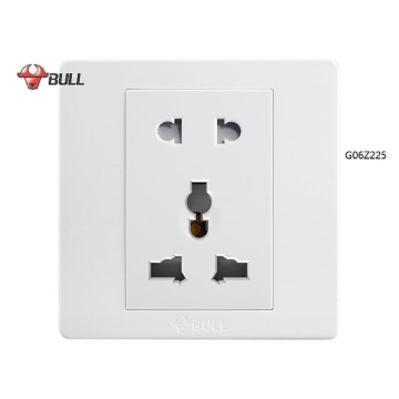 Show details for Bull 2 Gang Universal Outlet Set (White), G06Z225 Picture of Bull 2 Gang Universal Outlet Set (White), G06Z225