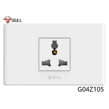 Show details for Bull 1 Gang Universal Outlet Set (White), G04Z105 Picture of Bull 1 Gang Universal Outlet Set (White), G04Z105
