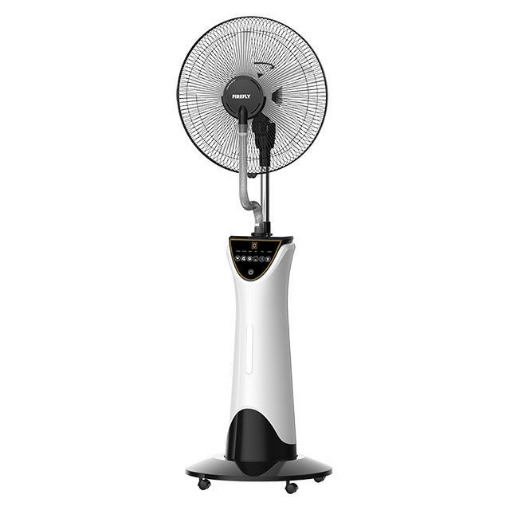 16″ Rechargeable Mist Fan with Digital Display and LED Night Light