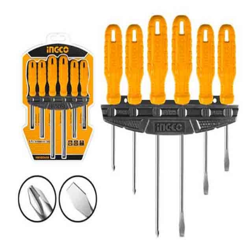 INGCO 6-Pcs Screwdriver Set, HKSD0658