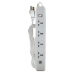 One Master Switch and 2 USB Ports (White)	