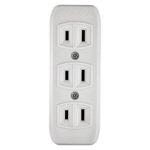 3 Gang Spring Loaded Outlet	