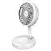 Rechargeable Foldable Mini Stand Fan with Night Lamp