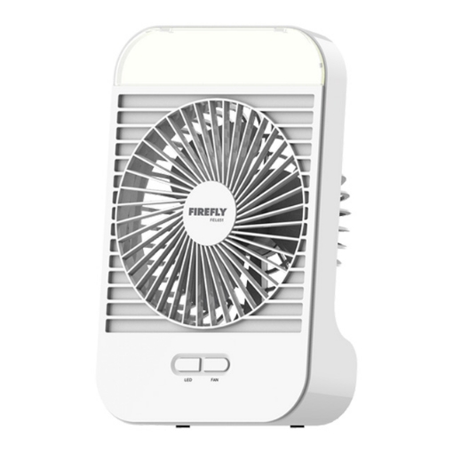 Rechargeable 5" ACDC Fan with Night Light