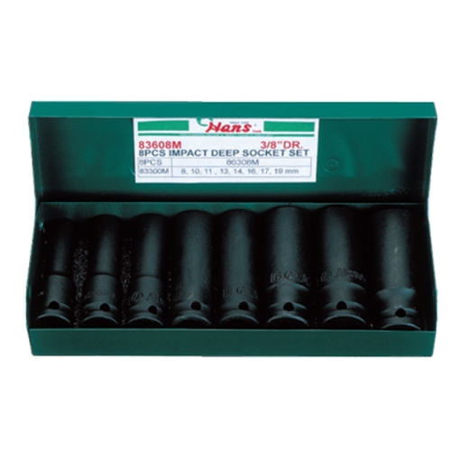 Picture of Hans Deep Impact Socket Set 8pcs. - Inches Size, 83608A