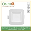 Omni LED Round/ Square Mini Recessed Downlight