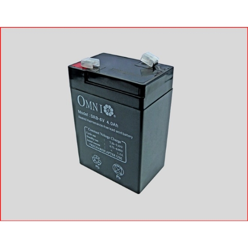 Picture of C-MART Sealed Lead-Acid Battery 6V 4Ah - SRB-6V4 