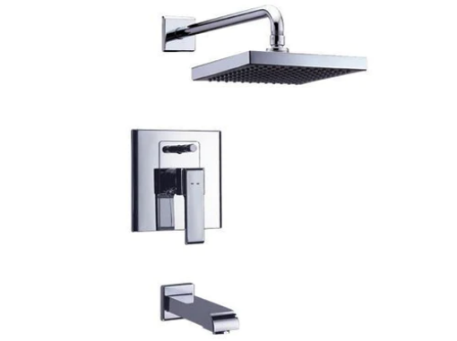 Picture of WESTINGHOUSE DELTA TUB & SHOWER FAUCET IN-WALL ARZO 1-LEVER HANDLE CHROME - WHDTSFWHC12900