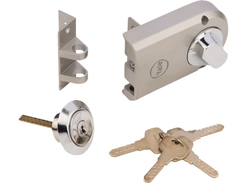 Picture of YALE VERTIBOLT SINGLE CYLINDER  DIMPLE KEY SATIN NICKEL-YLHVB100TTDKBSN