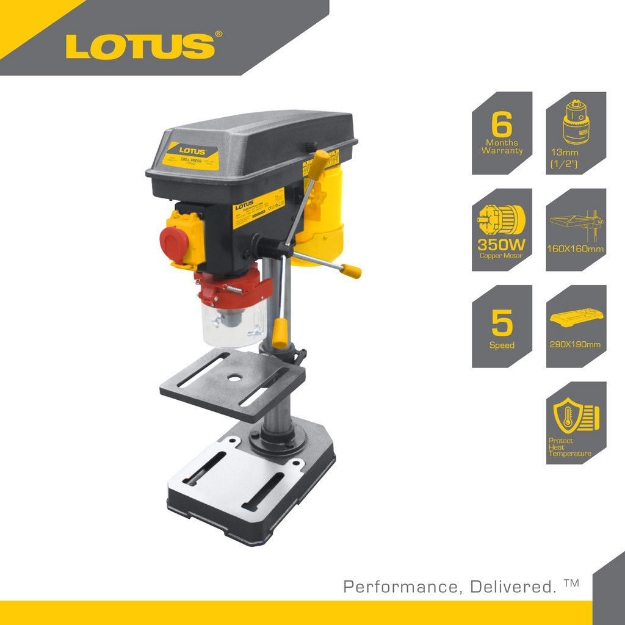 Picture of LOTUS Drill Press 20MM 1-1/2HP/900W LTDP900VR