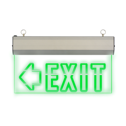 Omni Led Exit Sign Left/Right/Double Arrow Acrylic