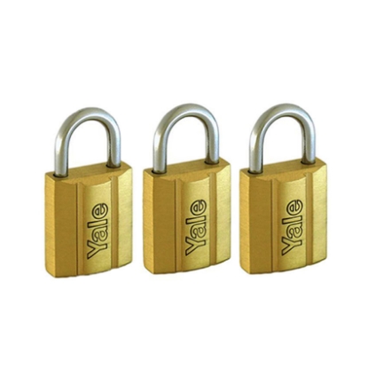 Picture of Brass Padlocks Key Alike 3 Pieces, Multi-Pack V140.25KA3