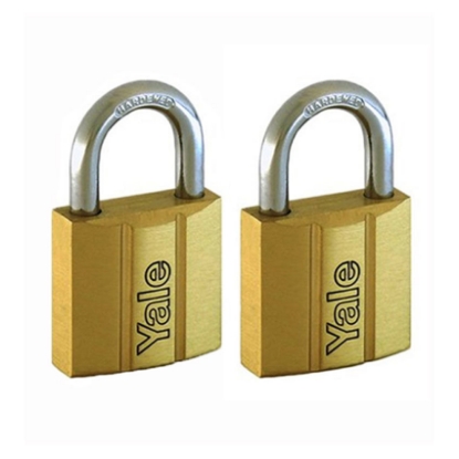Picture of Brass Padlocks Key Alike 2 Pieces, Multi-Pack V140.30KA2