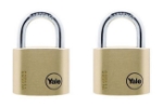 Picture of Yale Classic Series Outdoor Solid Brass Padlock 35mm with Multi-pack - Y110/35/121/2