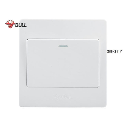 Picture of Bull 1 Gang 1 Way Switch Set (White), G06K111Y
