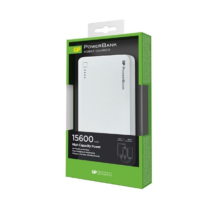 Picture of GP Portable Power Bank 15600 MAH White, GPGPACC3C15001